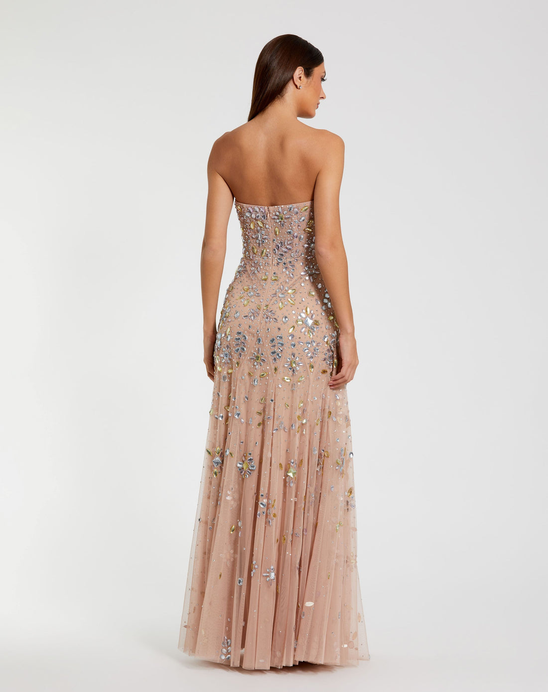 Mac Duggal 10100 Beaded Long Formal Prom Dress