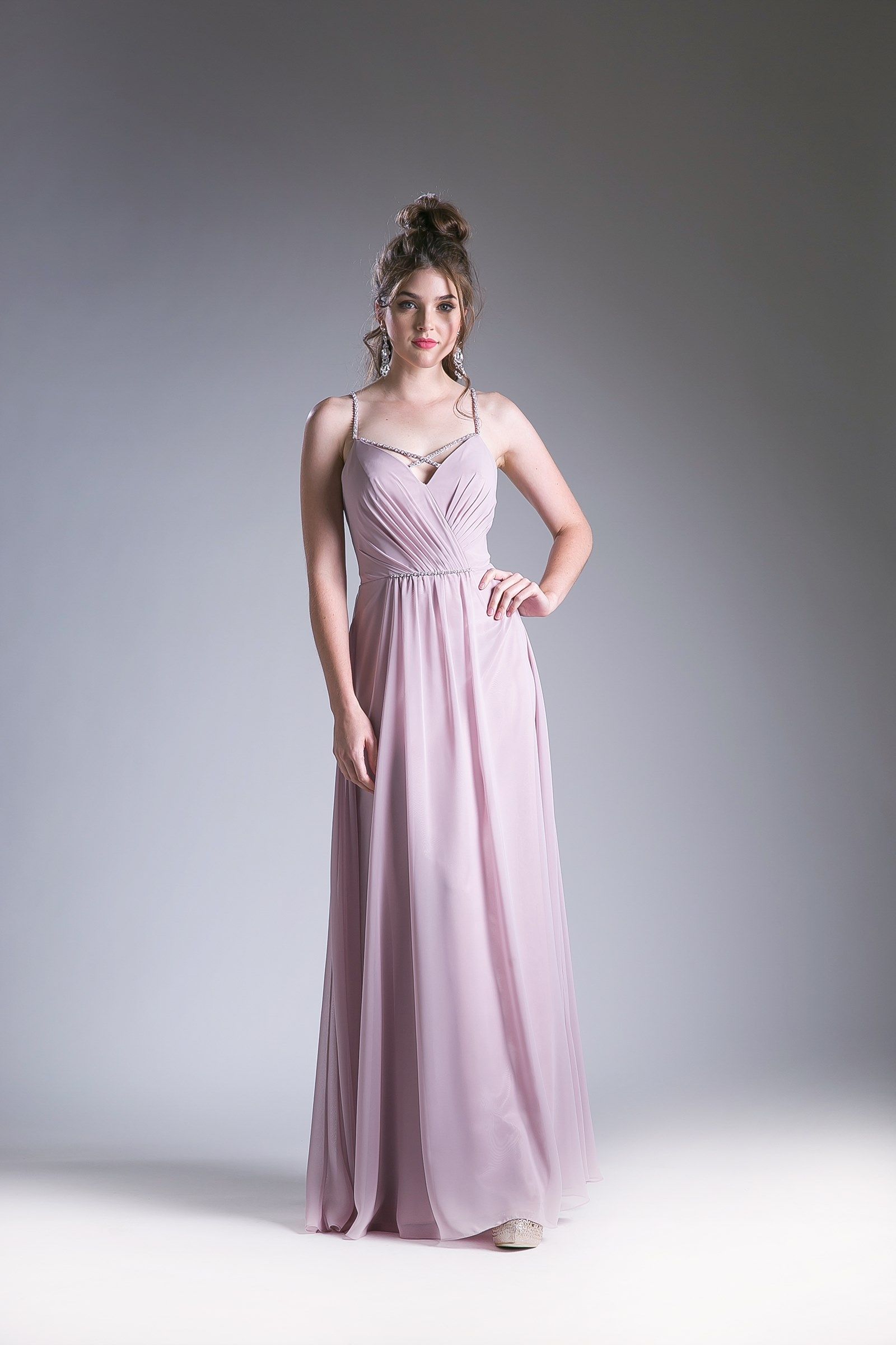 Prom Dresses Pleated A Line Long Formal Beaded Prom Dress Marble