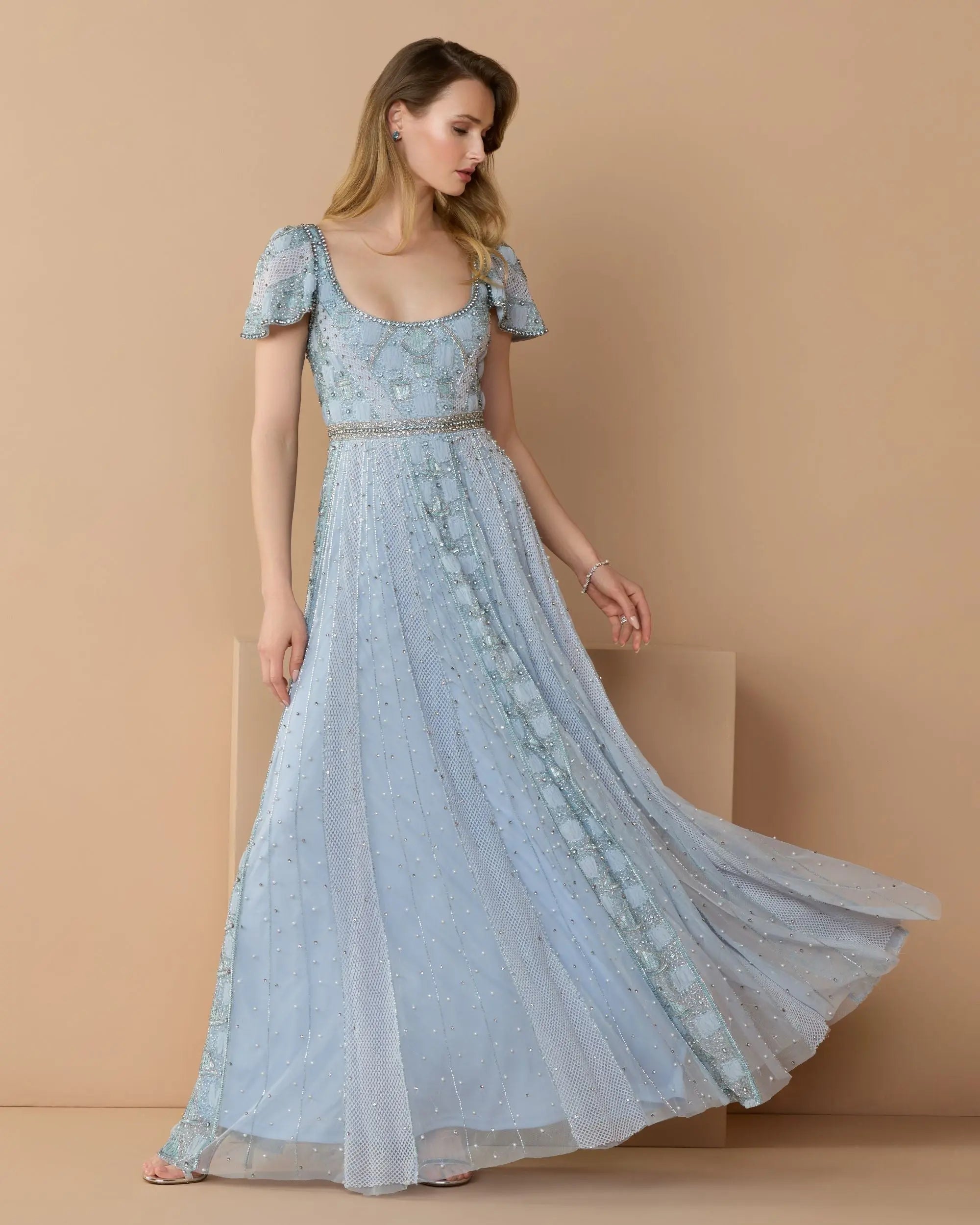 Mac Duggal Embellished A-line Gown