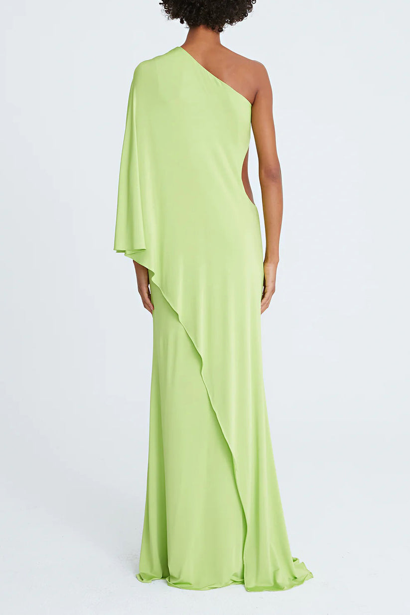 Halston 1017186 Long Evening Formal Bodycon Dress