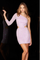 Cocktail Dresses Sequin Cut Out Cocktail Short Prom Dress Lilac