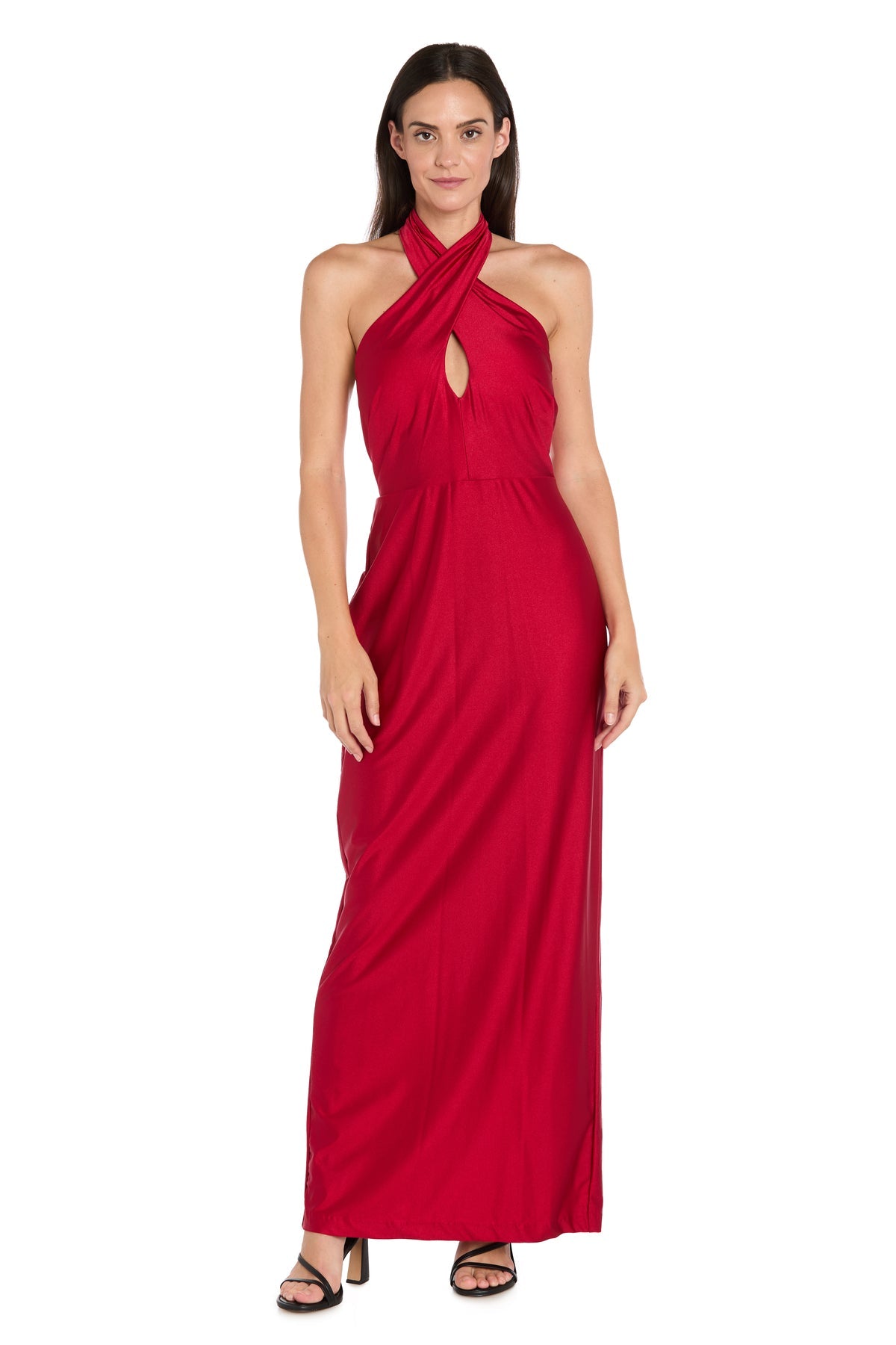 Long Fitted Maxi Dress Formal Evening R&M Richards 10216
