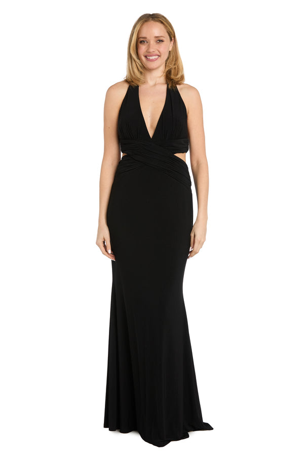 Morgan & Co 10218 Fitted Long Formal Evening Prom Dress