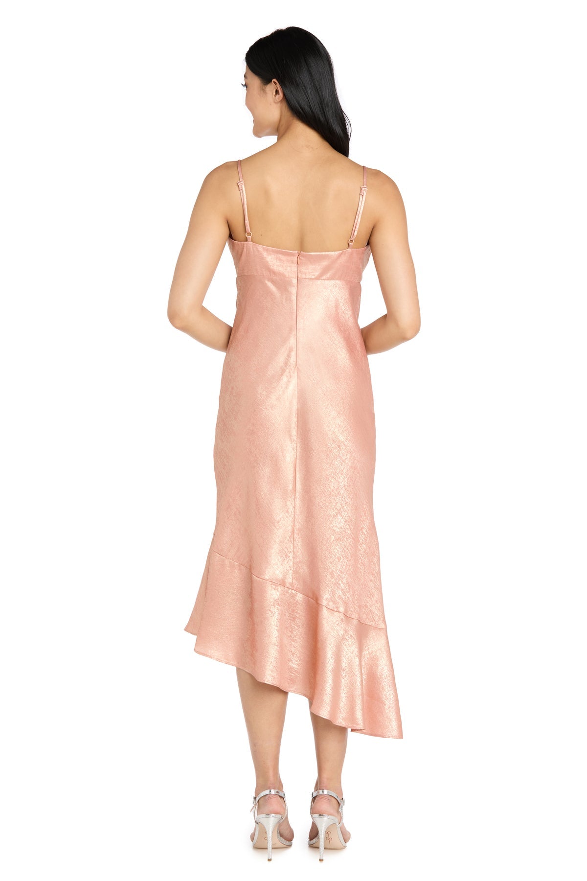 Morgan & Co 10251 High Low Fitted Cocktail Dress
