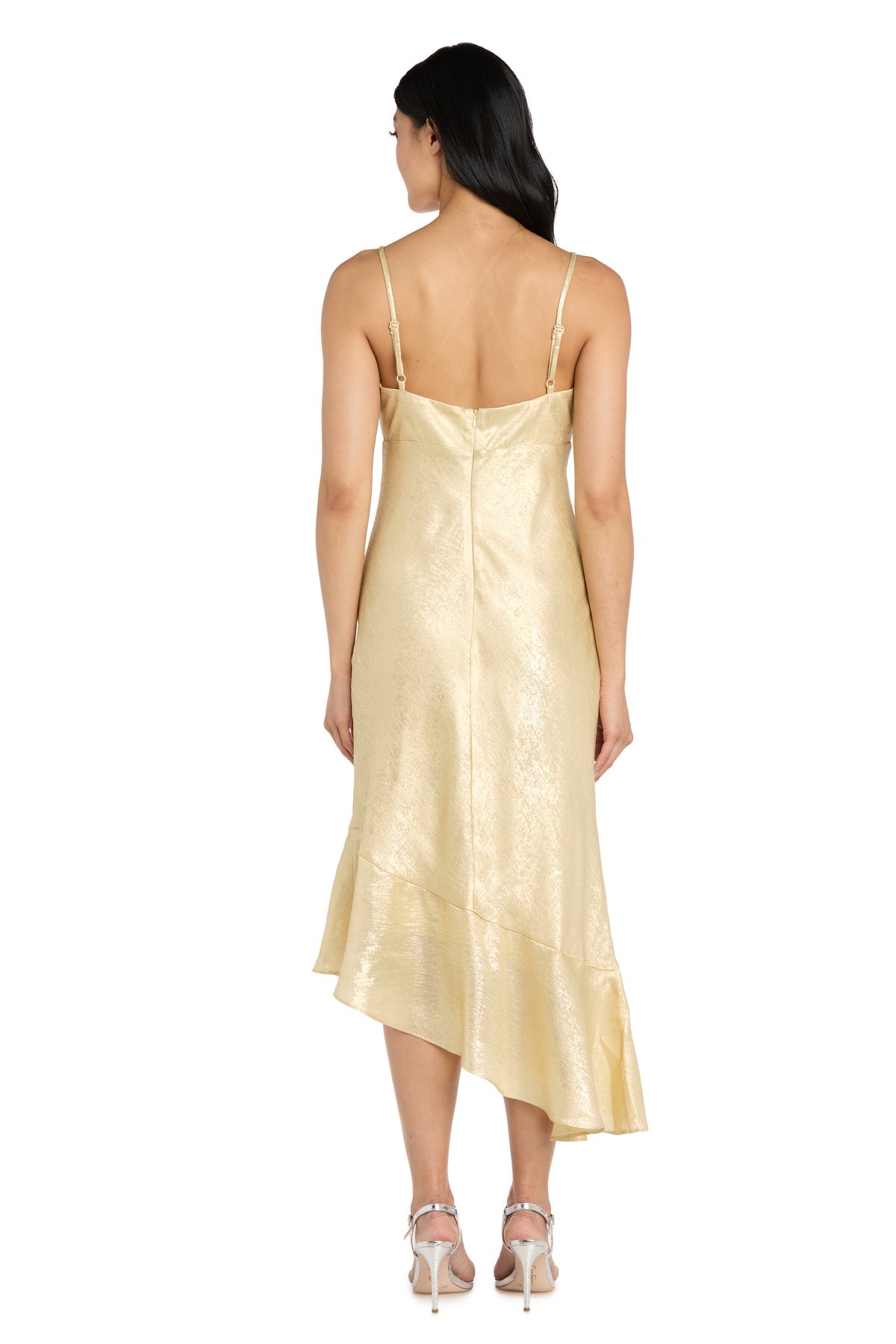 Morgan & Co 10251 High Low Fitted Cocktail Dress