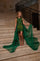 Girl Dresses Beaded Print Formal Little Girl Romper Dress Emerald