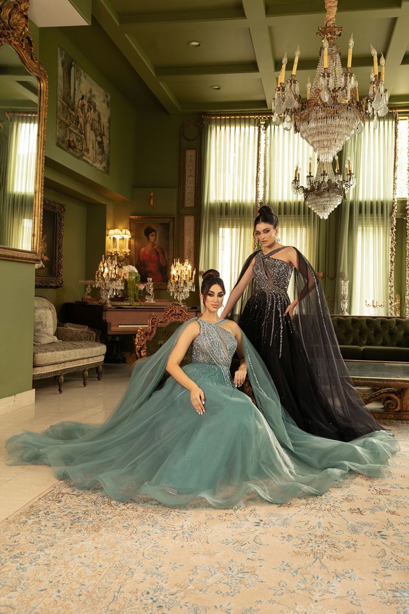 One-Shoulder Floor-Length Tulle Prom Ball Gown May Queen RQ8188