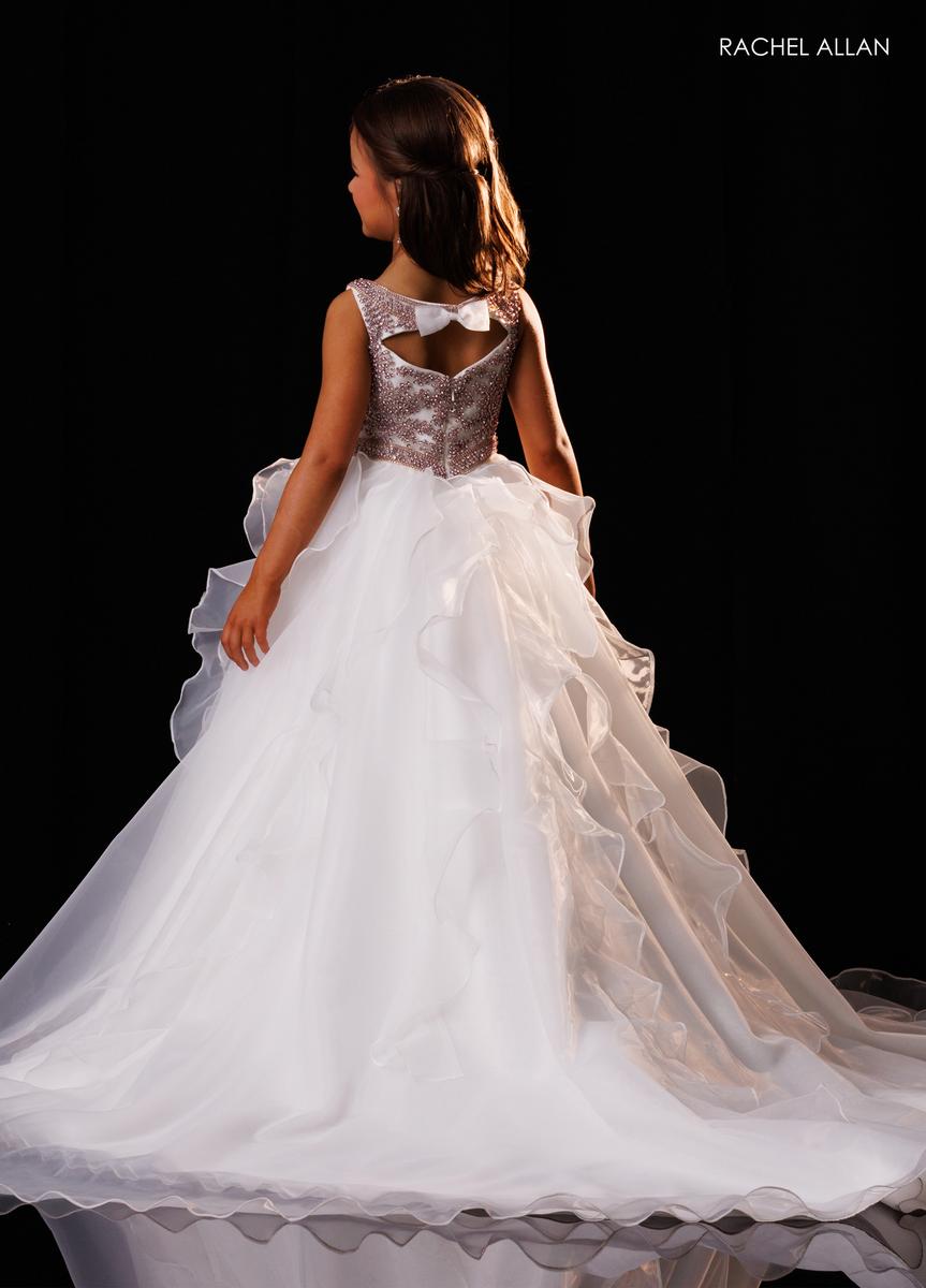 Scoop Floor-Length Tulle Special Occasion Ball Gown Rachel Allan 10354