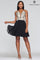 Homecoming Dresses Homecoming A Line Short Cocktail Mini Dress Black/Gold