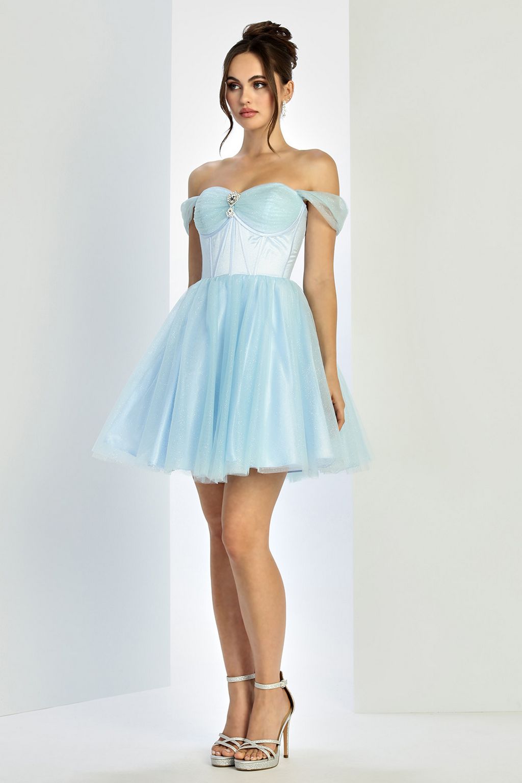 Adora 1060 Homecoming Short Glitter Cocktail Prom Dress