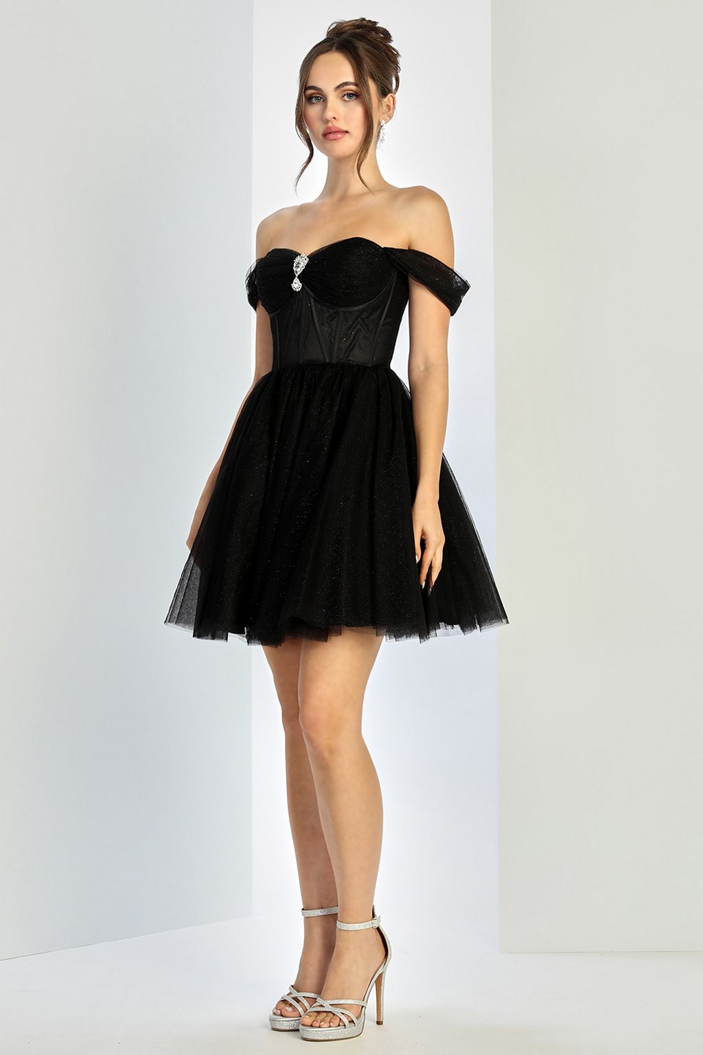 Adora 1060 Homecoming Short Glitter Cocktail Prom Dress