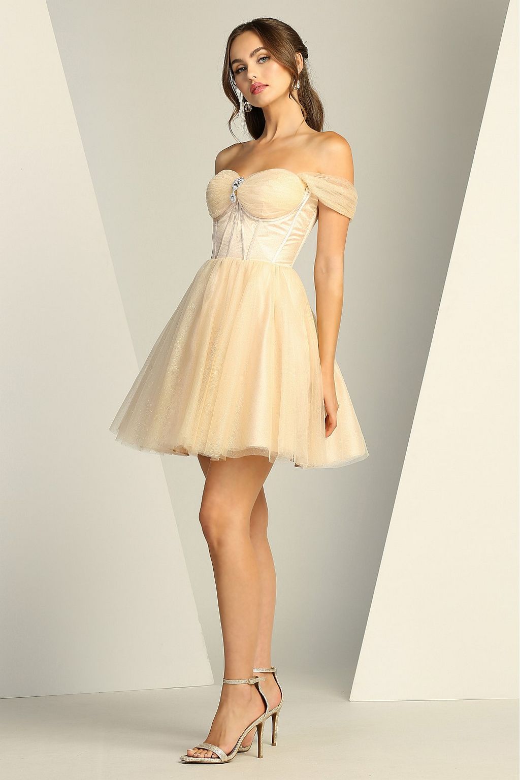 Champagne Formal Dresses Short Prom Dress Champagne Color Dress Short A Line V Neck Short Champagne Formal Dresses Short Prom Dress Champagne Color Dress Short A Line V Neck Short