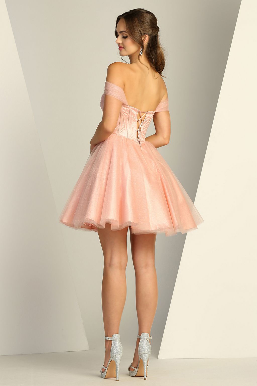 Adora 1060 Homecoming Short Glitter Cocktail Prom Dress
