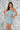 Cocktail Dresses Fitted Cocktail Short Sequin Dress Metallic Blue Silver