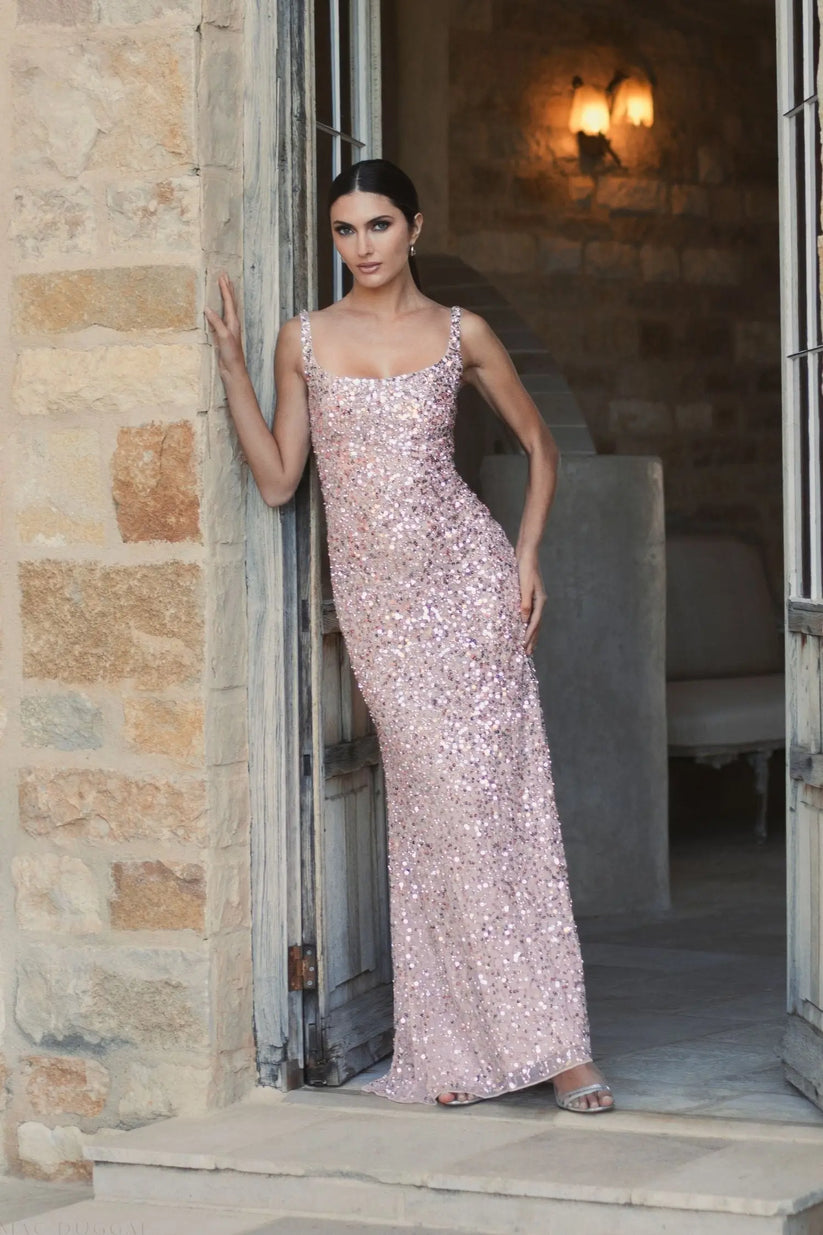 Prom Dresses Prom Long Sleeveless Evening Dress Pink