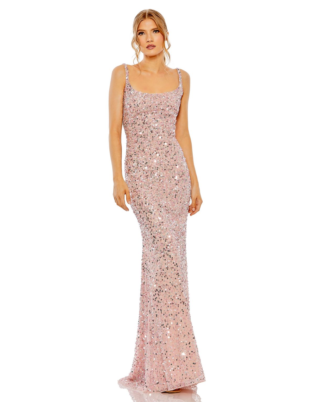 Mac Duggal 10705 Prom Long Sleeveless Evening Dress