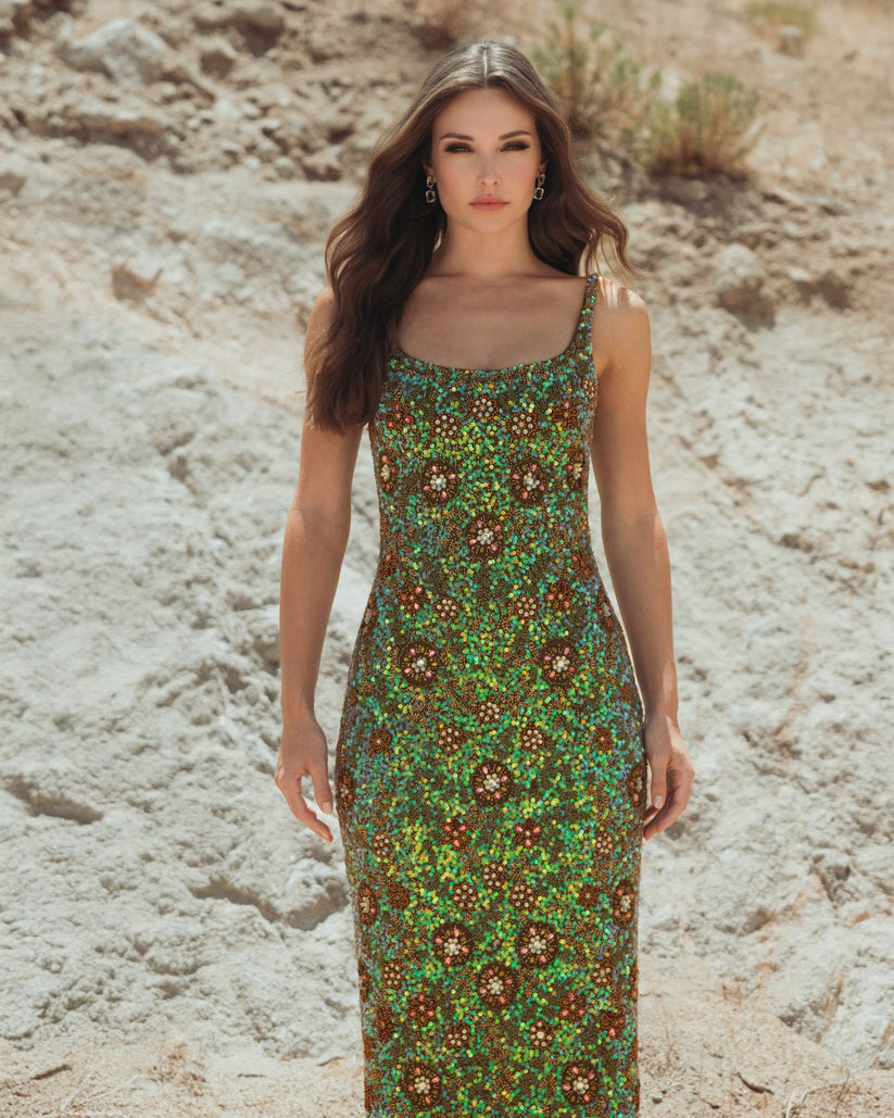Long Fitted Formal Beaded Floral Maxi Dress Beaded Floral Detail Mac D The Dress Outlet Long Fitted Formal Beaded Floral Maxi Dress Beaded Floral Detail Mac D The Dress Outlet