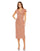 Cocktail Dresses Cocktail Sequin Short Midi Dress Copper