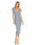 Cocktail Dresses Cocktail Sequin Short Midi Dress Slate Blue
