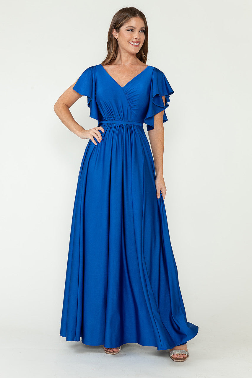 Mother of the Bride Dresses Long Formal Mother of the Bride Dress Lenovia 5277 Royal Blue
