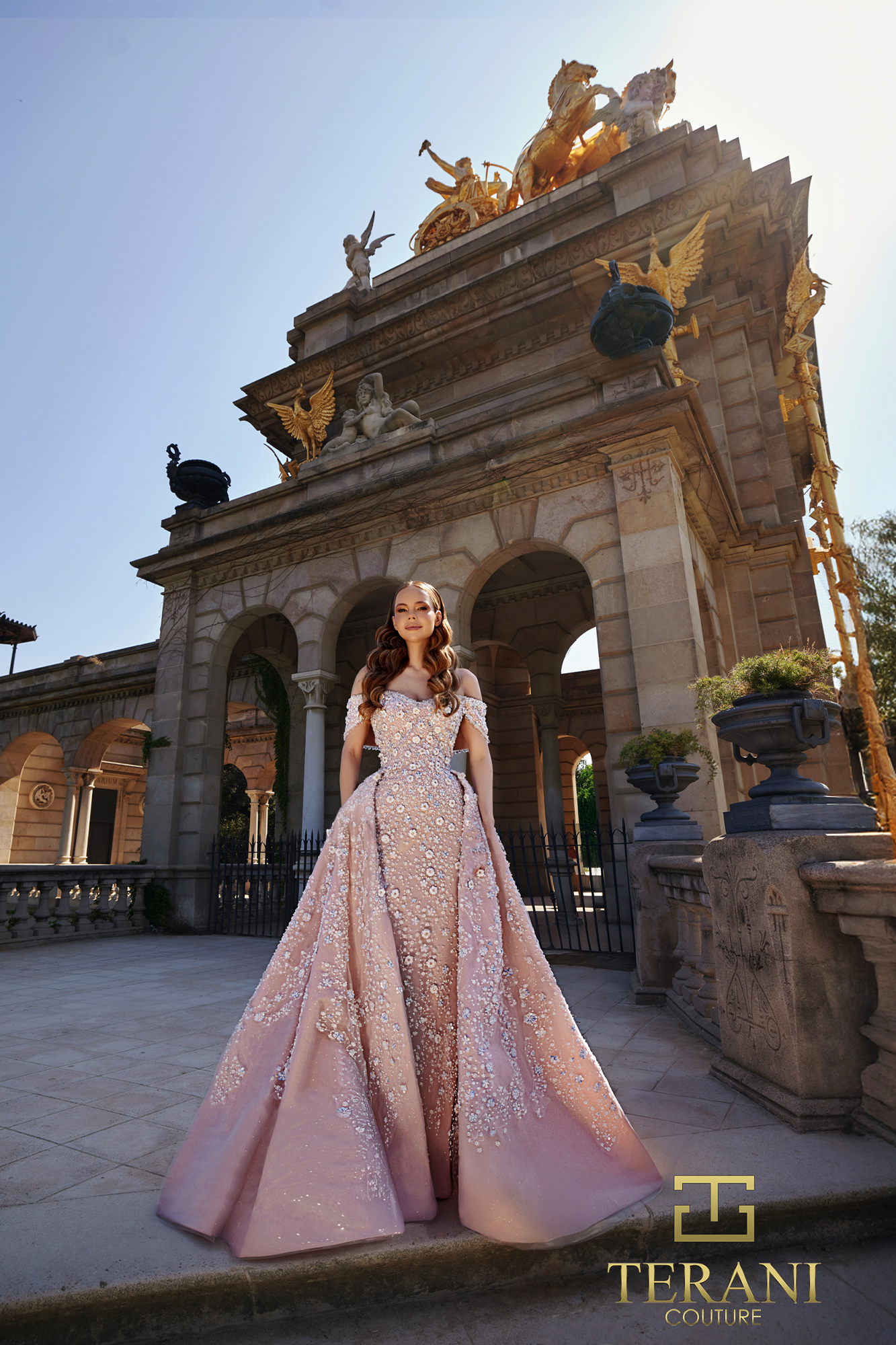 Prom Dresses Long Formal Ball Gown Beaded Prom Dress Pink Blue-Tulle-261GL6659-Beaded