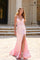 Prom Dresses Long Beaded Formal Prom Dress Light Pink