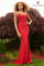 Prom Dresses Fitted Prom Long Corset Formal Dress Ruby