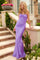 Prom Dresses Fitted Long Formal Prom Maxi Dress Lilac