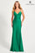 Prom Dresses Beaded Long Slit Lace Formal Prom Dress Dark Emerald