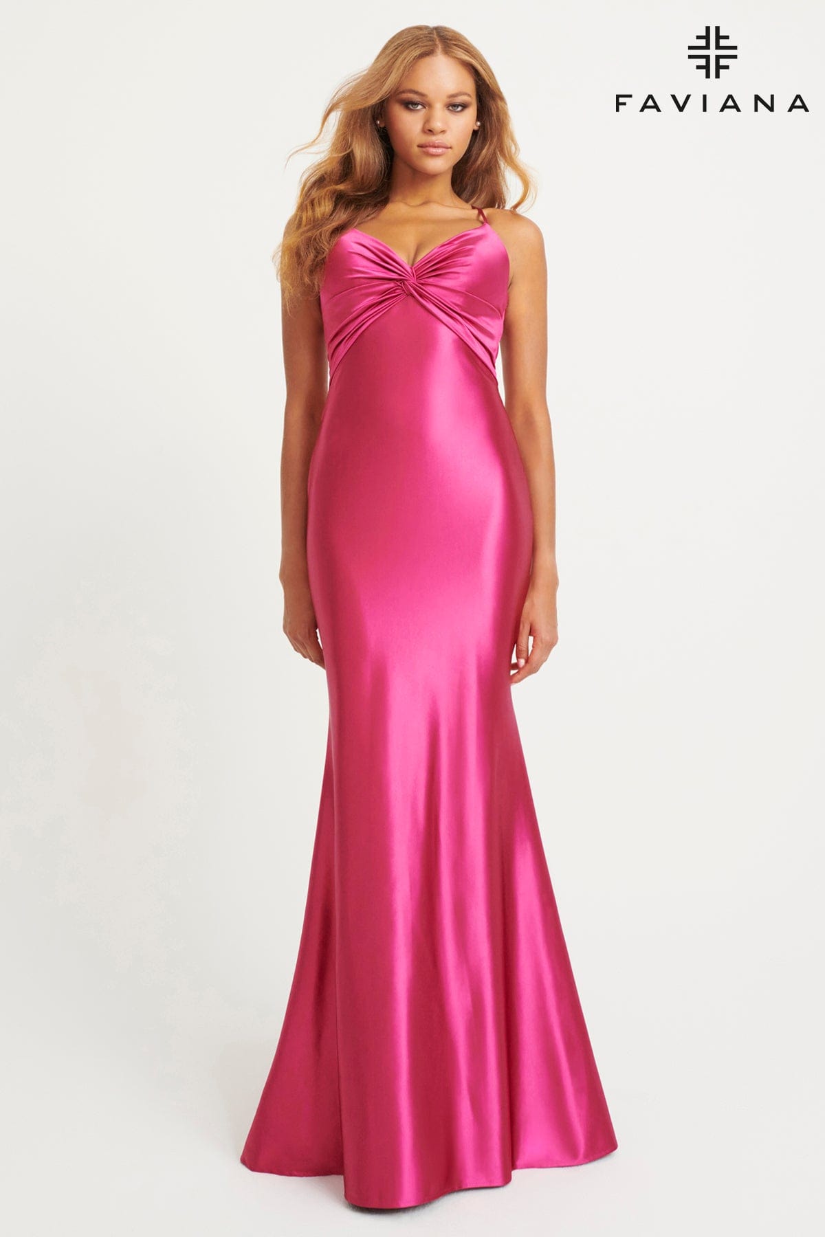 Faviana 11034 Long Formal Fitted Prom Evening Dress