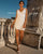 Wedding Dresses Short Bridal Sequin Beaded Mini Wedding Dress Ivory