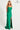 Prom Dresses Formal Long Ruched Slit Evening Prom Dress Dark Emerald