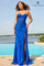 Prom Dresses Long Formal Lace Applique Prom Dress Royal