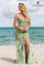 Prom Dresses Long Formal Lace Applique Prom Dress Sage
