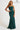 Prom Dresses Fitted Long Formal Prom Slit Pleated Dress Dark Teal