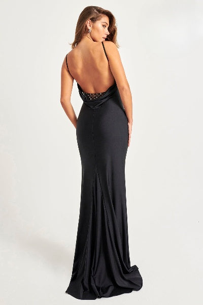 Prom Dresses Long Ruched Prom Formal Dress Black