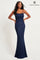 Prom Dresses Long Fitted Formal Prom Lace Dress Navy