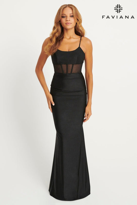 Prom Dresses Long Formal Ruched Prom Mermaid Dress Black