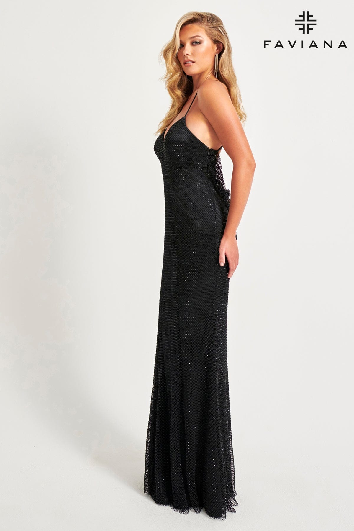Faviana 11080 Fitted Prom Long Formal Evening Dress
