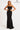 Prom Dresses Long Beaded Ruched Formal Prom Dress Black