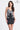 Homecoming Dresses Homecoming Short Sequin Applique Mini Cocktail Dress Black/Ivory