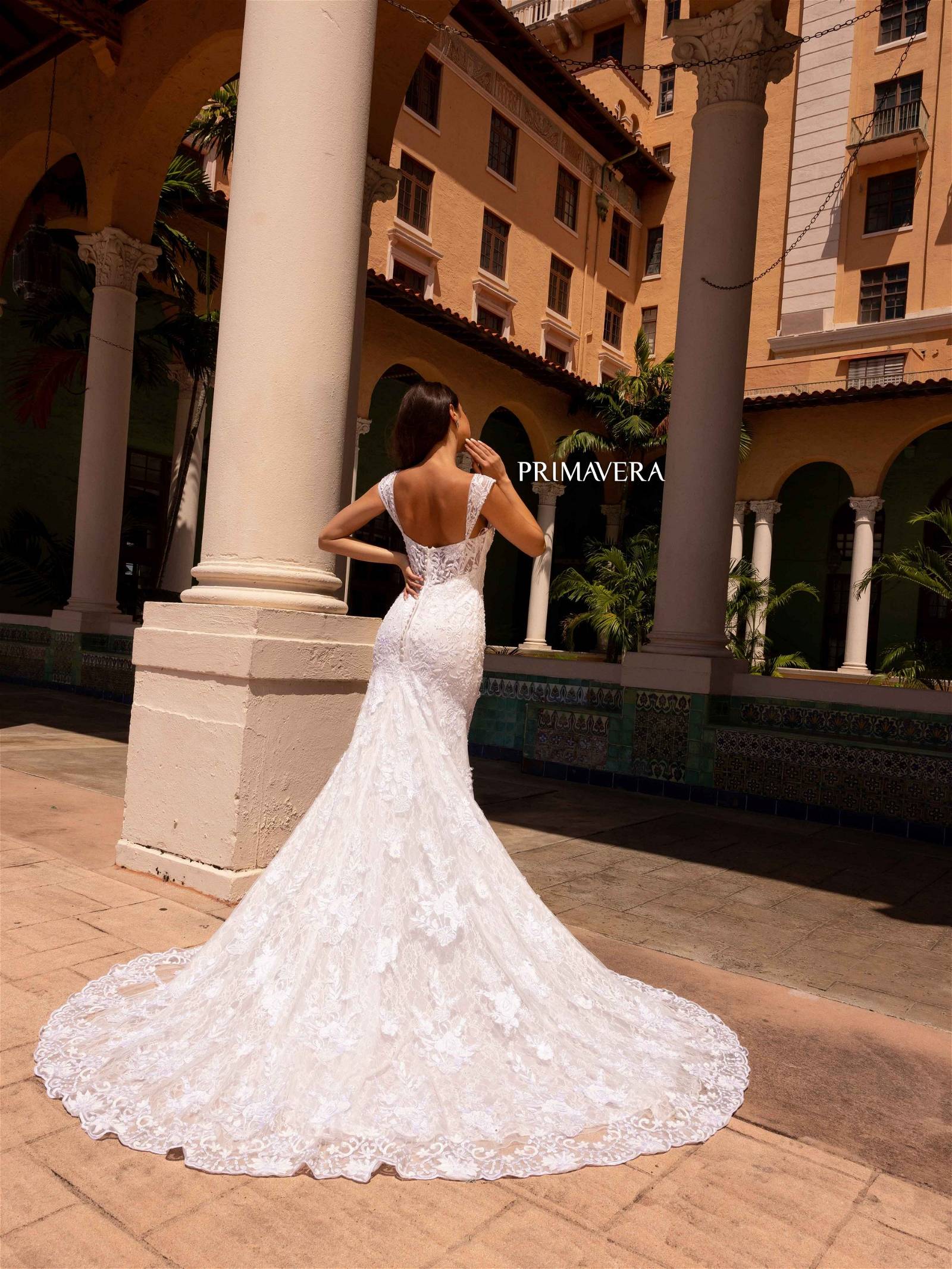 Wedding Dresses Long Bridal Gown Floral Lace Wedding Dress Ivory