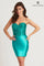 Homecoming Dresses Beaded Homecming Short Fitted Cocktail Dress Peacock