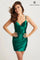 Homecoming Dresses Homecoming Short Pleated Corset Cocktail Mini Dress Forest Green