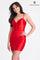 Homecoming Dresses Homecoming Short Pleated Corset Cocktail Mini Dress Red