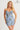 Homecoming Dresses Short Floral Beaded Applique Homecoming Fitted Dress Cloud Blue/Multi