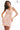 Homecoming Dresses Short Floral Beaded Applique Homecoming Fitted Dress Light Pink/Multi