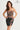 Homecoming Dresses Short Floral Homecoming Fitted Corset Cocktail Dress Black/Sun Burst
