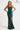 Prom Dresses Long Prom Slit Formal Sequin Dress Dark Hunter Green