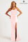 Prom Dresses Long Prom Slit Formal Sequin Dress Light Pink